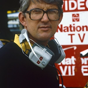 1984 South African Grand Prix: Peter Warr, Lotus Grand Prix Team Manager, portrait