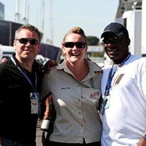 Formula One World Championship: Dawn Law FOM with VIP guests in the Paddock