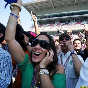 GP2 Series: Bianca Senna celebrates in parc ferme
