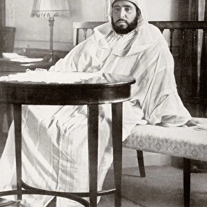 Abdelhafid Of Morocco (Or Mulai Abd Al-Hafiz), 1873 - 1937. Sultan Of Morocco From 1908 To 1912, As Member Of Alaouite Dynasty. From La Esfera, 1914