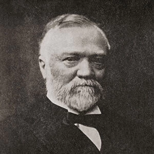 Andrew Carnegie, 1835 - 1919. Scottish-American industrialist, business magnate, and philanthropist. From The Business Encyclopedia and Legal Adviser, published 1920