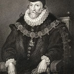 Edward Clinton 1512-1584. Earl Of Lincoln. From The Book "Lodges British Portraits"Published London 1823