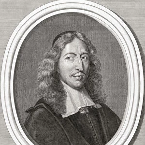 Johan de Witt aka Jan de Witt, 1625 - 1672. Dutch politician, Grand Pensionary of Holland. He and his brother Cornelis were lynched by supporters of William of Orange on August 20, 1672. After an 18th century work by Bernard Picart