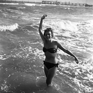 Actress Nadia Gray seen here at Venice. September 1952 C4472-004