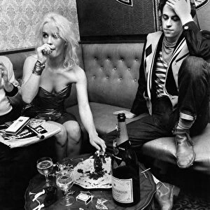 "Boomtown Rats"On Tour. Bob Geldof and girlfriend Paula Yates