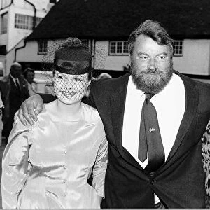 Brian Blessed British actor with his wife Hidergarde