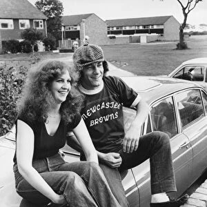 Brian Johnson, lead singer of the rock group AC / DC, at his North Shields home with his