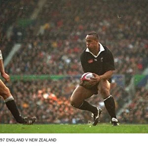 Jonah Lomu New Zealand All Black November 1997 During the first test match against