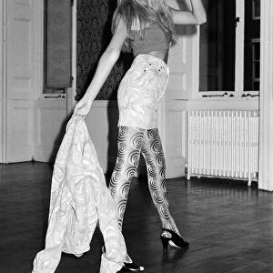 Model Mandy Smith. 10th October 1987