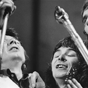 Picture shows Left to Right, Ronnie Lane, Ian McLagan and Rod Stewart of The Faces