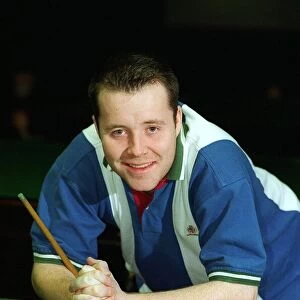 Scots snooker star John Higgins September 1997