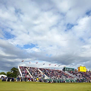 The 18th Green & Grandstands