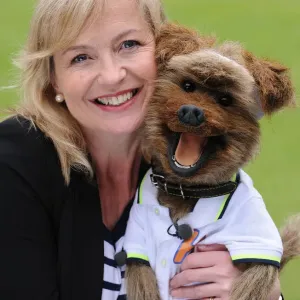 Carol Kirkwood and Hacker BBC Weather Print Carol Kirkwood and Hacker BBC Weather Print
