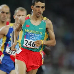 Hicham El Guerrouj Mens 1500m Print Hicham El Guerrouj Mens 1500m Print
