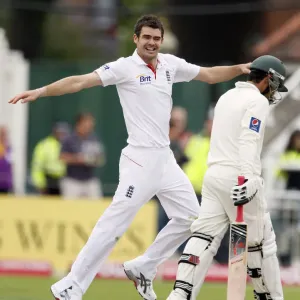 James Anderson Celebrates Pakistan Captain Salman Butt Wicke James Anderson Celebrates Pakistan Captain Salman Butt Wicke