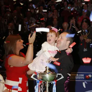 John Higgins Celebrates With His Family John Higgins Celebrates With His Family