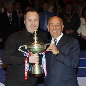 John Higgins With Fred Done John Higgins With Fred Done