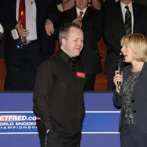 John Higgins & Hazel Irvine John Higgins & Hazel Irvine