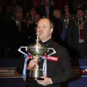 John Higgins Kisses The Trophy John Higgins Kisses The Trophy