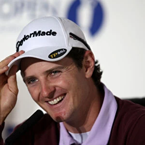 Justin Rose During Press Conference