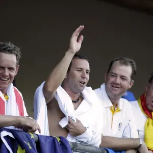 Luke Donald, Sergio, Hanson & Jimenez Luke Donald, Sergio, H Luke Donald, Sergio, Hanson & Jimenez Luke Donald, Sergio, H