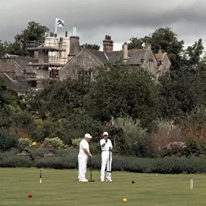 Male Lawn Croquet Players