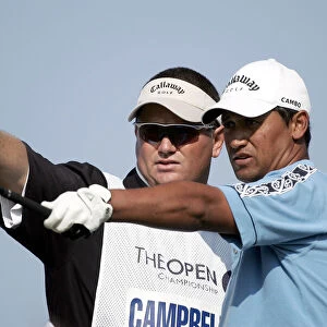 Michael Campbell With Caddy
