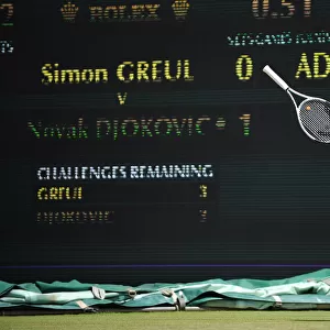 Novak Djokovic Slams Down His Racquet