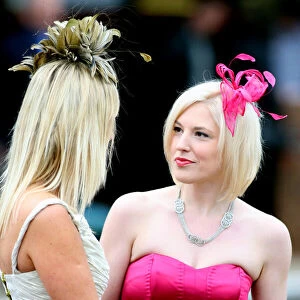Racegoers At The Races