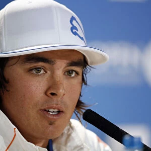 Rickie Fowler During The Media Interview