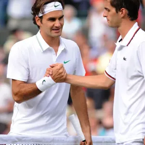 Roger Federer & Albert Ramos Roger Federer & Albert Ramos