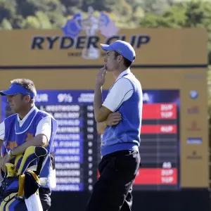 Ross Fisher & With Caddie Ross Fisher & With Caddie