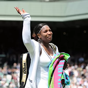 Serena Williams Sheds A Tear
