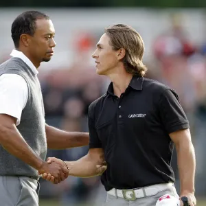 Thorbjorn Olesen & Tiger Woods Thorbjorn Olesen & Tiger Woods
