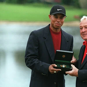Tiger Woods & Arnold Palmer