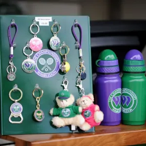 Wimbledon Merchandise Keyrings & Water Bottles Wimbledon Merchandise Keyrings & Water Bottles