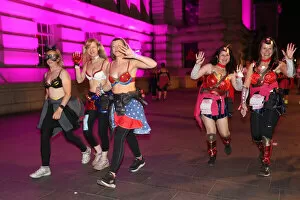 Walk the Walk Moonwalk wearing bras, London, UK - 14 May 2022