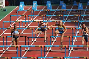 Pentathlon Prints: 110m Hurdles Womens Pentathlon