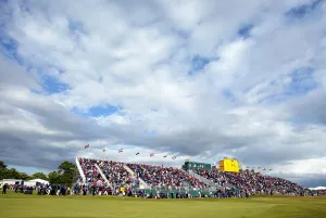 The 18th Green & Grandstands