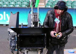 3d Camera Getting Ready For The Match