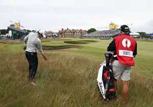 Rough Prints: Adam Scott In Trouble On 18th Hole