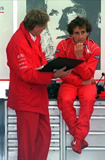 Alain Prints: Alain Prost & Engineer