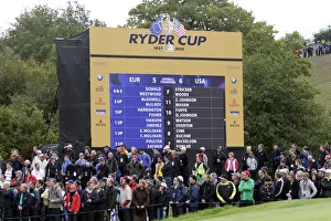 Manor Prints: All Blue Scoreboard