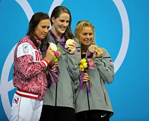 Missy Prints: Anastasia Zueva, Missy Franklin and Elizabeth Beisel