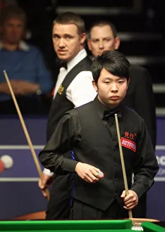 Anda Zhang & Stephen Hendry Anda Zhang & Stephen Hendry