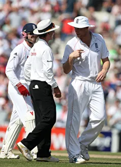 Billy Prints: Andrew Flintoff & Billy Bowden