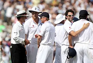 Npower Prints: Andrew Flintoff, Collingwood & Billy Bowden Andrew Flint