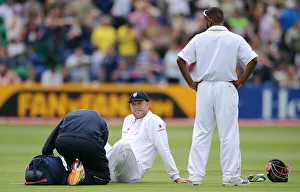 Injury Prints: Andrew Flintoff With Foot Problem