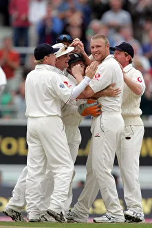 Andrew Flintoff & Team Celebrate