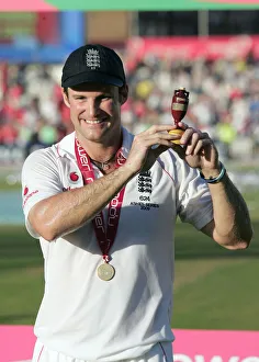Strauss Prints: Andrew Strauss With The Ashes